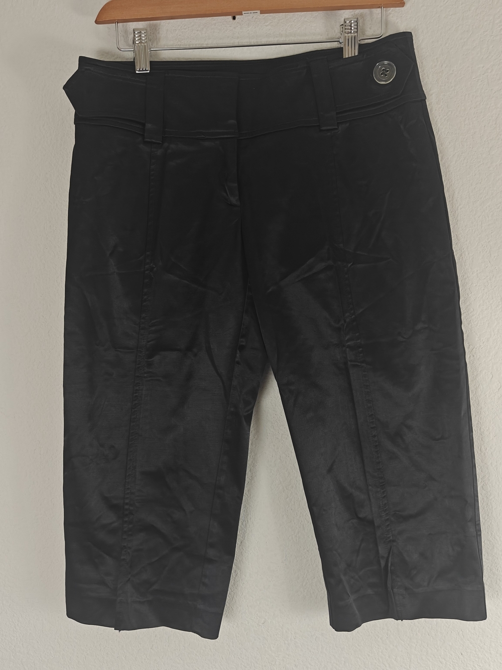 Vintage Cache Satin Capri Pants Low Rise Y2K Chic Size 4 - Picture 3 of 13